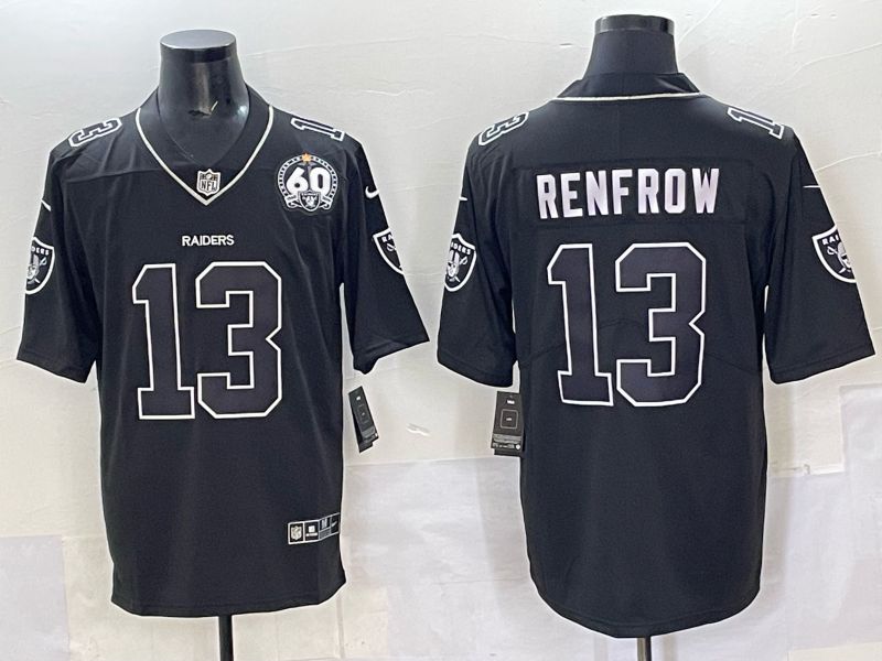 Men Oakland Raiders #13 Renfrow Black Nike 2025 Limited NFL Jersey 002